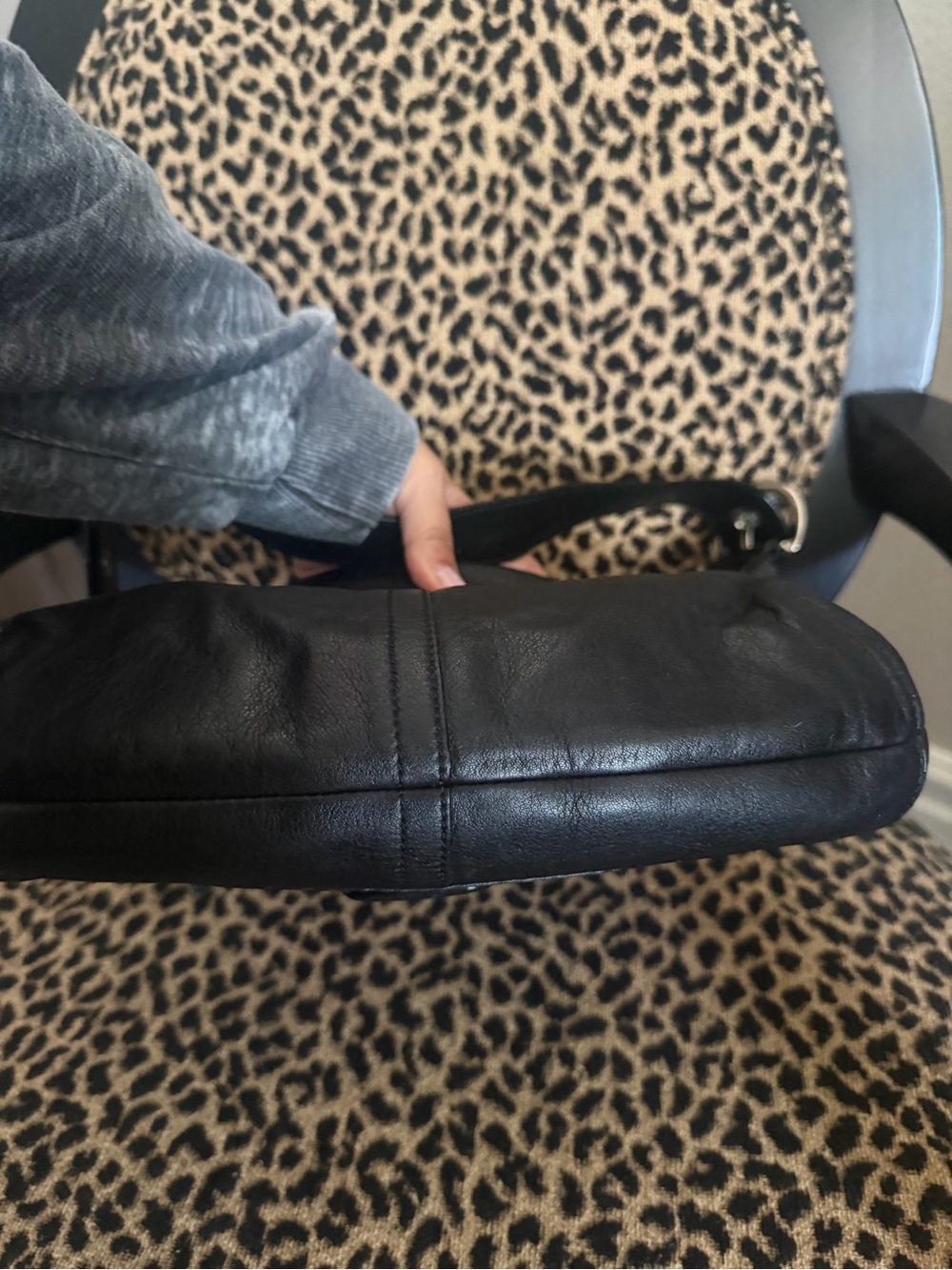 Y2K Coach Black Leather Soho Shoulder Bag - Picture 9 of 10